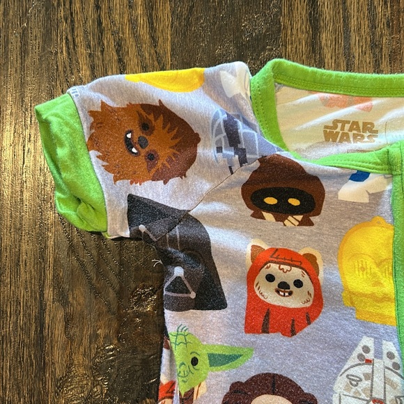Little Sleepies Star Wars Short Zippy in 2T - Picture 4 of 7